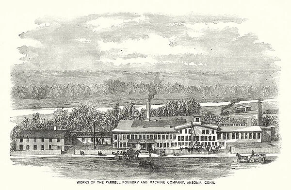 Works of the Farrell Foundry and Machine Company, Ansonia, Connecticut (engraving)