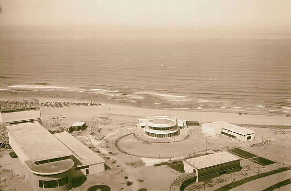 Air views Tel-Aviv 1940 Building construction