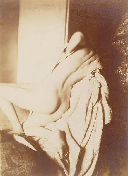After the Bath, Woman Drying Her Back