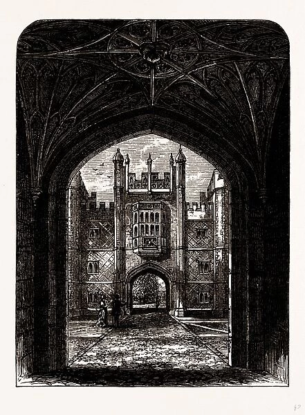 BOLEYNs GATEWAY, UK, engraving 1881 - 1884