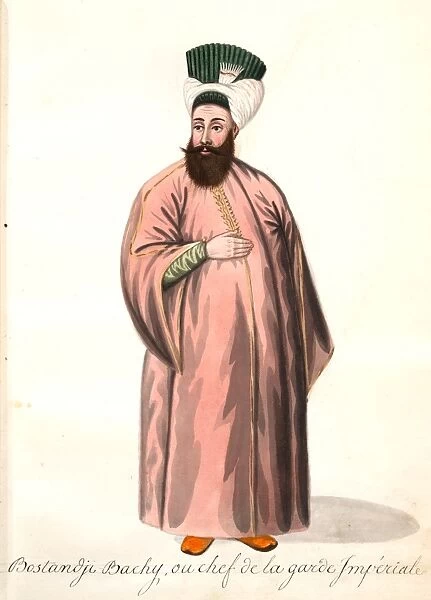 Bostandji-bachy [bostanji bashi], ou chef de la garde impa riale. [14], Mahmud II