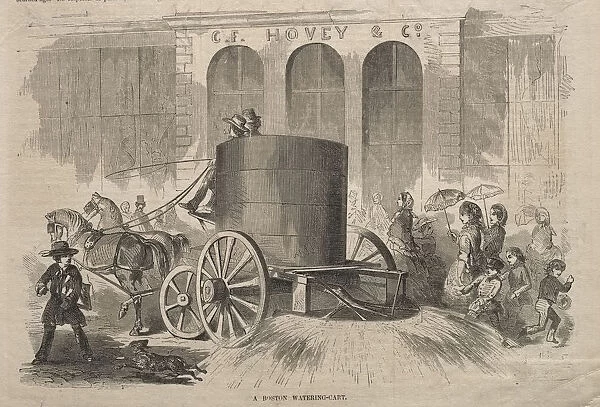Boston Watering-Cart 1857 Winslow Homer American