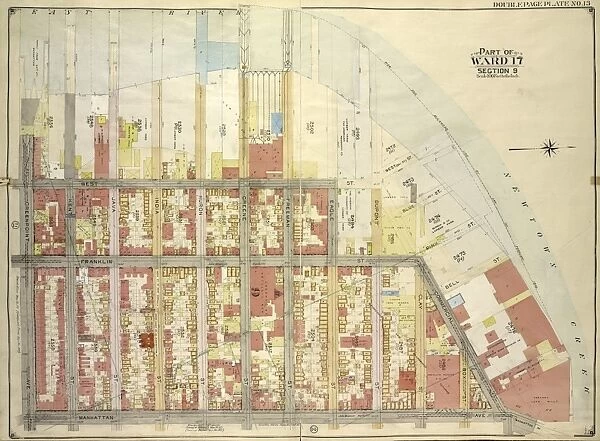 Brooklyn, Vol. 3, Double Page Plate No. 13; Part of Ward 17, Section 9; Map bounded