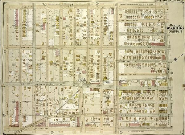 Brooklyn, Vol. 6, Double Page Plate No. 22; Part of Ward 30, Section 19; Map bounded