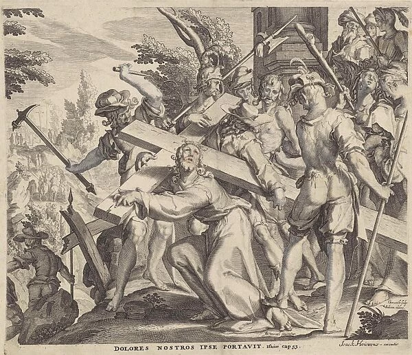 Carrying of the Cross, Willem Isaacsz. van Swanenburg, Isaac Houwens, Christoffel