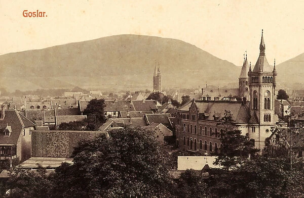 Churches Goslar Views 1908 Lower Saxony Germany