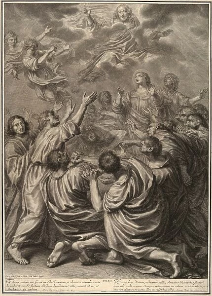Drawings Prints, Print, Ascension Christ, Passion, plate 31, Artist, Gregoire Huret