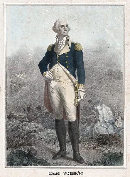 Drawings Prints, Print, George Washington, Artist, Derived, Leon Cogniet, French