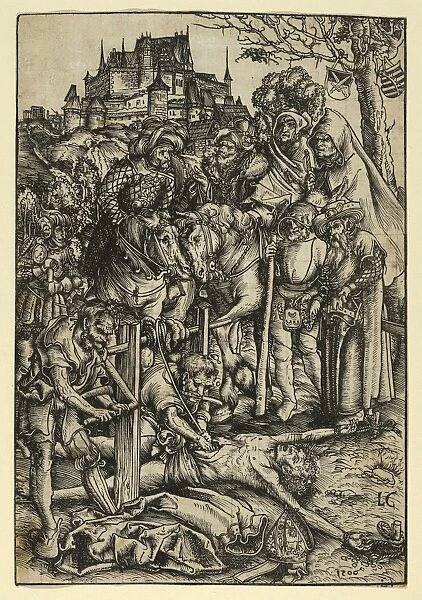 Drawings Prints, Print, Martyrdom St. Erasmus, Artist, Lucas Cranach Elder, German