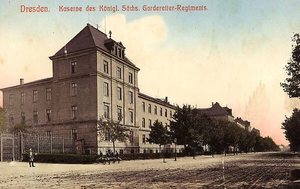 Fabrice-Kaserne 1899 Dresden Gardereiterkaserne
