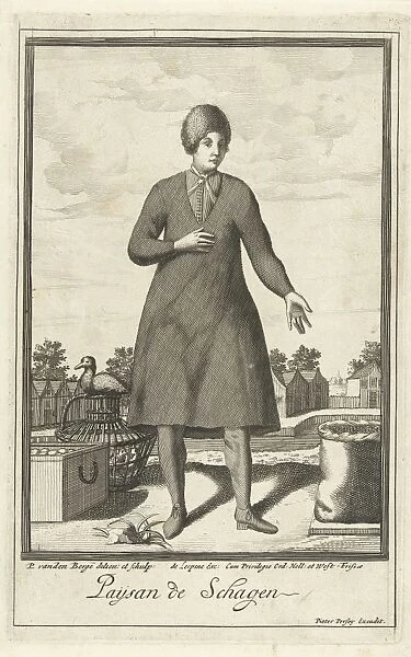 Farmer from Schagen, The Netherlands, Pieter van den Berge, 1669 - in or before 1689