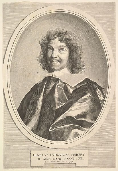 Henri-Louis Habert de Montmor 1640 Engraving