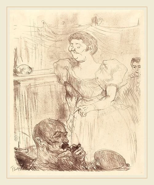 Henri de Toulouse-Lautrec (French, 1864-1901), Di Ti Fellow-Englishmen at the Cafe-Concert
