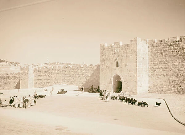 Herod Gate 1940 Jerusalem Israel