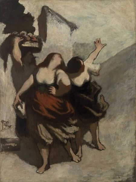 HonorA Daumier Ribalds Les Ribaudes 1848a'1849