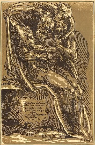 John Skippe after Baccio Bandinelli (British, 1742 - 1812), A Naked Man, Seated