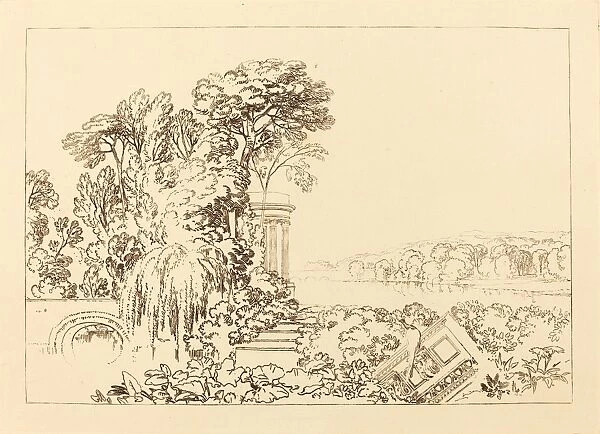 Joseph Mallord William Turner (British, 1775 - 1851), Isis, published 1819, etching