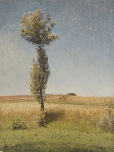 Julius Paulsen Tree Oil canvas