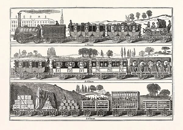 THE LONDON AND BIRMINGHAM RAILWAY CARRIAGES, UK, britain, british, europe, united kingdom