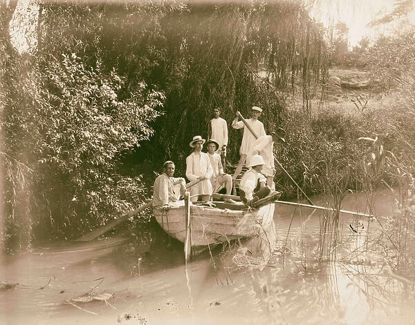 Matson family Auja River 1898 Israel YarḳRiver