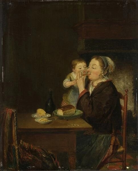 A Mother with her Child, Louis Bernard Coclers, 1794