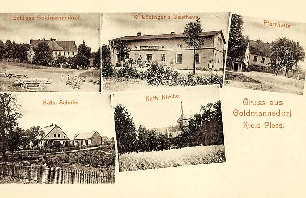 Multiview postcards Churches Jastrzębie-Zdroj