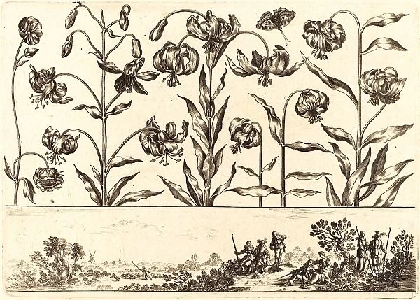 Nicolas Cochin after Balthasar Moncornet, French (1610-1686), Flower Print no. 5, 1645