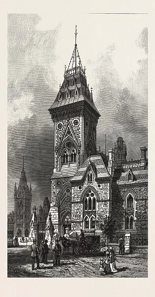 Ottawa, Tower of Eastern Block, Departmental Buildings, Canada, Nineteenth Century
