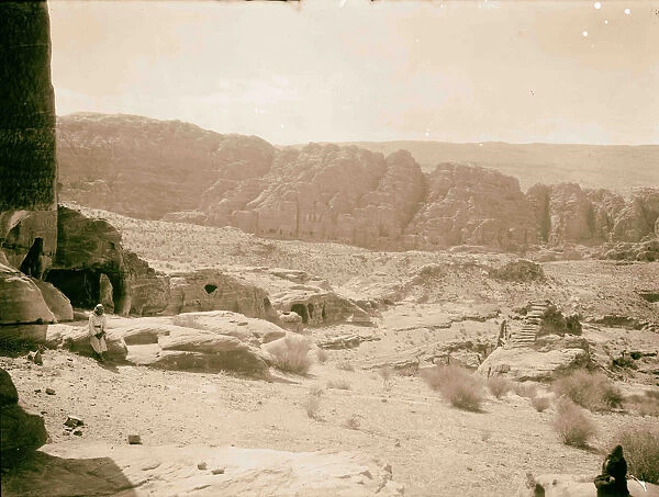 Petra Hubtah facade distance 1940 Jordan