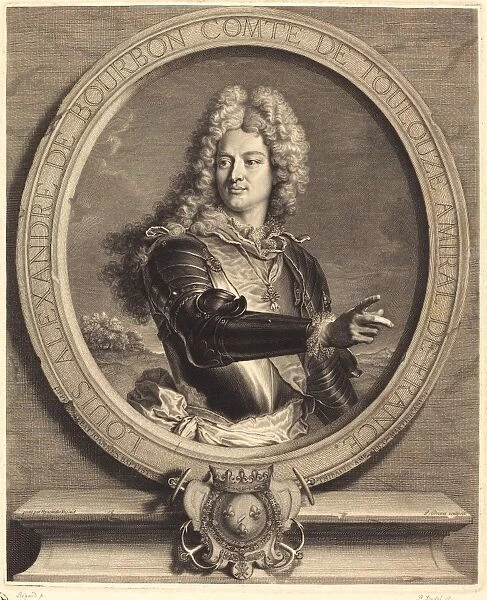 Pierre Drevet after Hyacinthe Rigaud, French (1663-1738), Louis-Alexandre de Bourdon