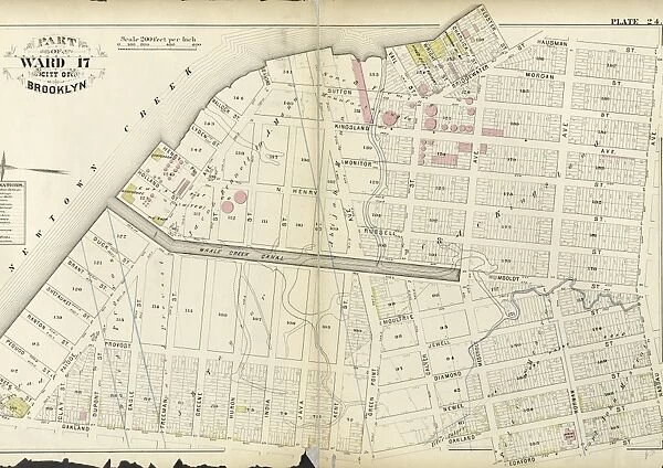 Plate 24: Part of Ward 17. City of Brooklyn