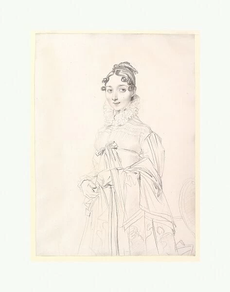 Portrait Lady ca 1815-17 Graphite wove paper