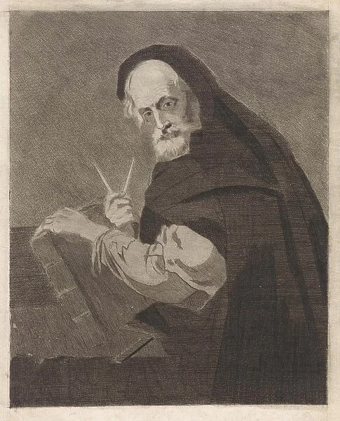 Portrait of a mathematician, Anonymous, Jusepe Ribera, 1603 - 1706