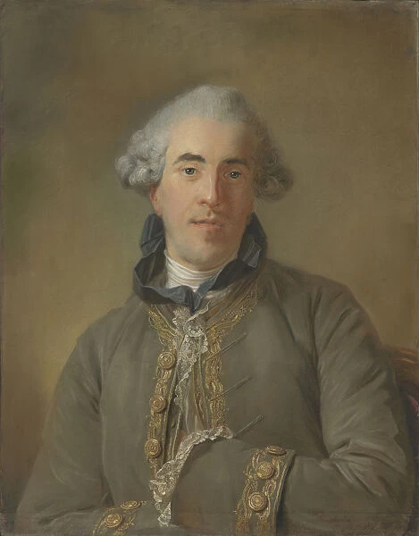 Portrait Theophile Van Robais Jean-Baptiste Perronneau