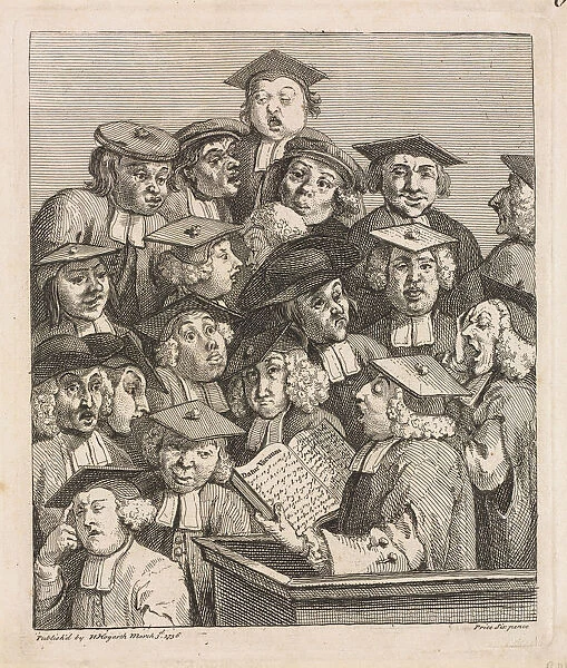 Scholars Lecture 1736-1737 William Hogarth British