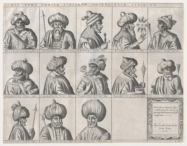 Speculum Romanae Magnificentiae Portraits Turkish Sultans
