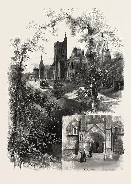 University of Toronto, Canada, Nineteenth Century Engraving