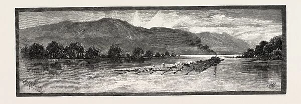 The Upper Ottawa River, Canada, Nineteenth Century Engraving