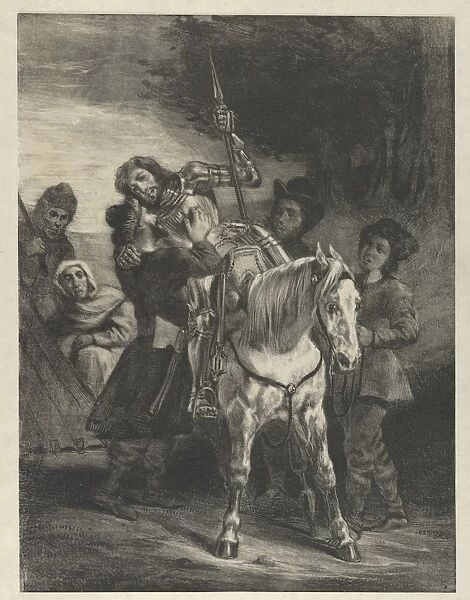 Wounded Goetz Gypsies 1836-43 Lithograph second