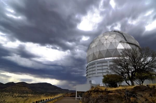 Hobby-Eberly Telescope observatory dome at McDonald Observatory