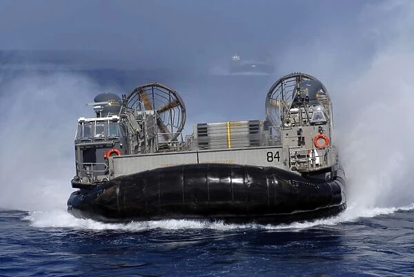 Landing Craft Air Cushion 84 conducts operations in the U