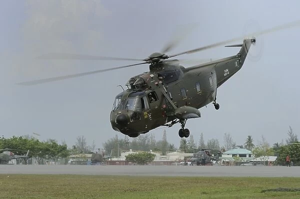 A Sikorsky S-61A4 helicopter of the Royal Malaysian Air Force
