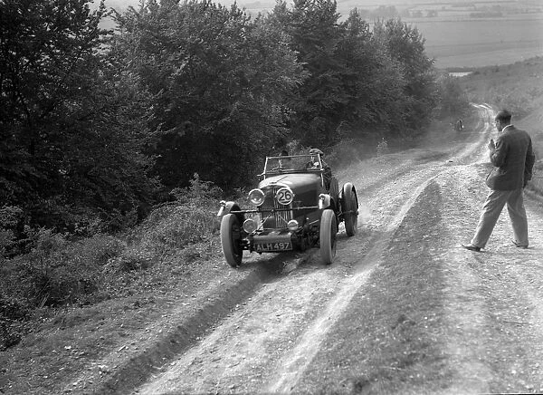 1933 Talbot 75 2276 cc competing in a Talbot CC trial. Artist: Bill Brunell
