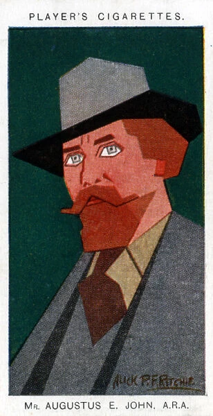 Augustus John, British painter, 1926. Artist: Alick P F Ritchie