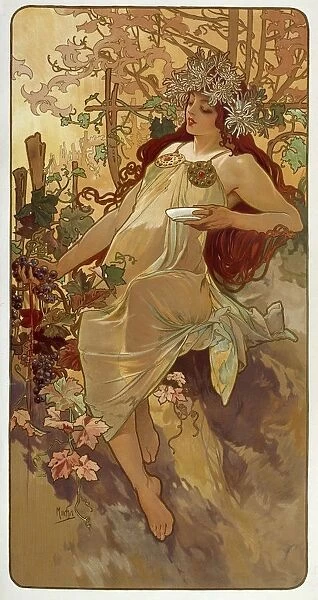 Autumn, 1896. Artist: Alphonse Mucha