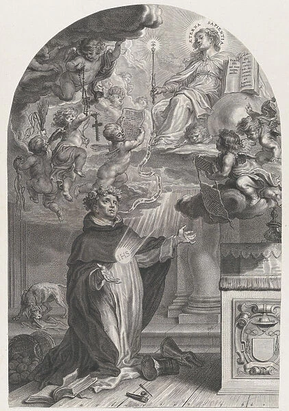 The Blessed Henry Suso Kneeling before Eternal Wisdom, before 1650