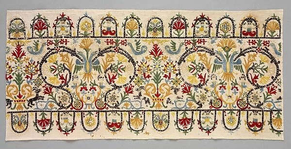 Border Strips of a Skirt, 1600s - 1700s. Creator: Unknown