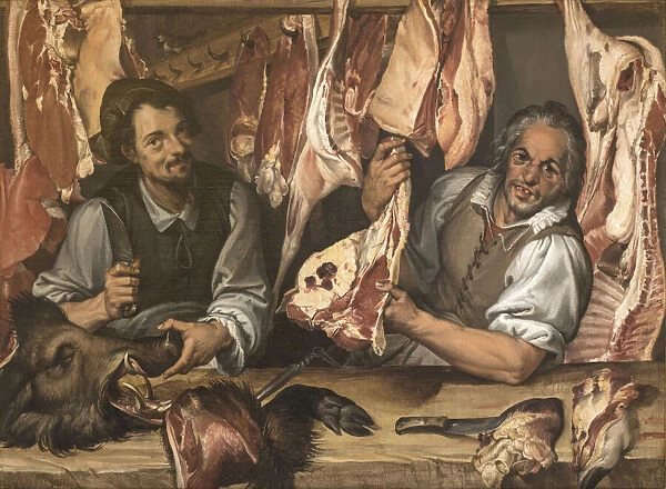 The Butcher Shop (La Macelleria). Creator: Passerotti (Passarotti)