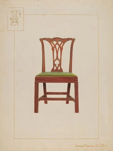 Chair, 1937. Creator: Samuel Fineman