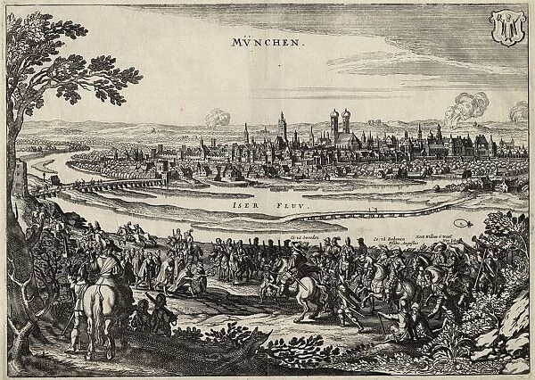 City Key Handover by the Munich mayor to King Gustav II Adolf of Sweden, 1632, 1632-1636